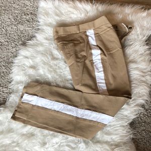 Banana Republic Tan Cropped Slacks